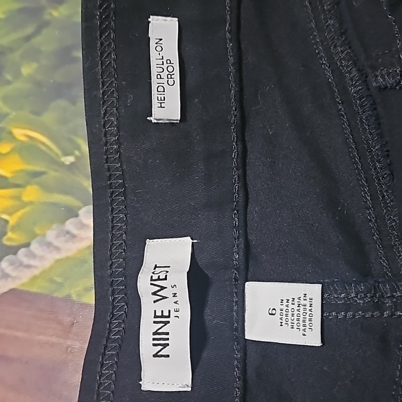 Nine West Heidi Pull-on Crop Pants Size 6 New - Picture 3 of 6